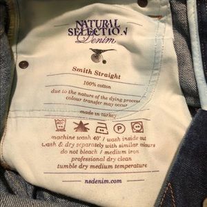 BY WAY OF NATURAL SELECTION Smith Straight jeans!